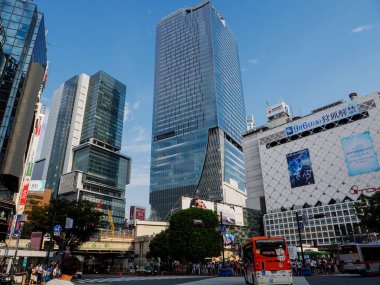 Shibuya, Japonya - 23 9 19: Shibuya istasyonu
