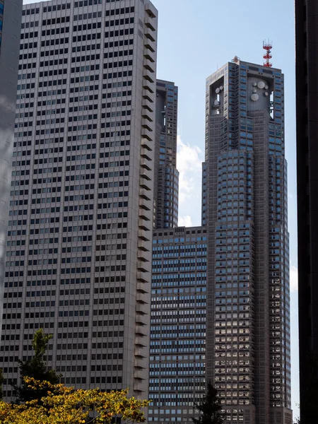 Tóquio, Japão 17.11.19: Os escritórios do governo metropolitano de Tóquio em Shinjuku, Japão — Fotografia de Stock