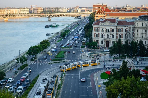 Kade van de Donau — Stockfoto