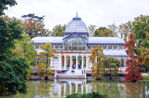 Palacio Cristal Parque Del Buen Retiro Madrid España —  Fotos de Stock