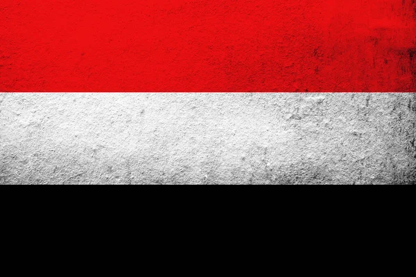 Bandera Nacional Yemen Fondo Grunge — Foto de Stock