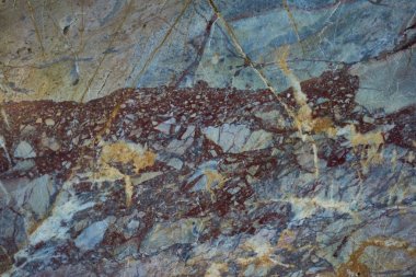 Portre renkli mermer desen doku, doğal arka plan. Taş duvar tasarımı iç mermer