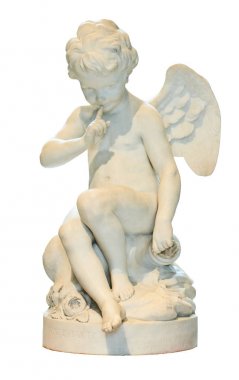 küçük bir melek heykeli