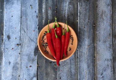taze kırmızı sıcak biber biber