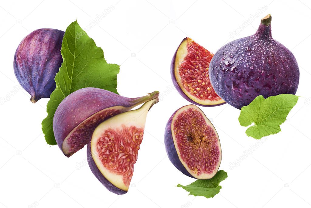 Fresh juice ripe fig