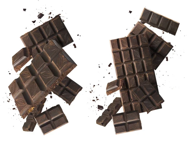 Tasy mörk chokolate på bakgrunden — Stockfoto