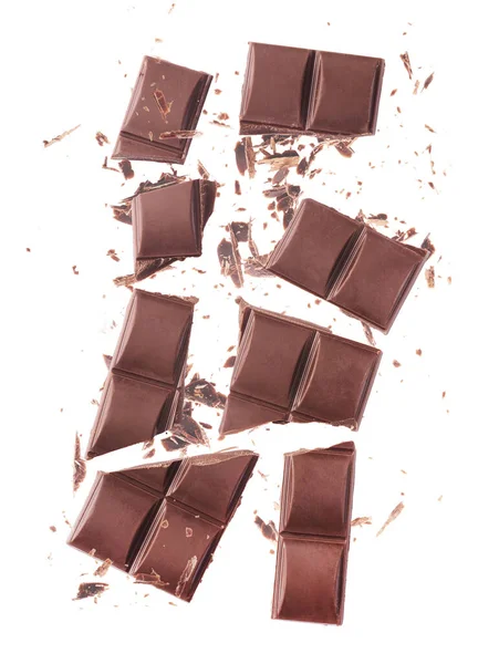 Delicious Chocolate flying in the air. High resolution levitatio — Stock Photo, Image