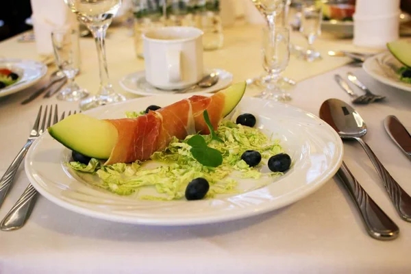 Prosciutto e Melone dish