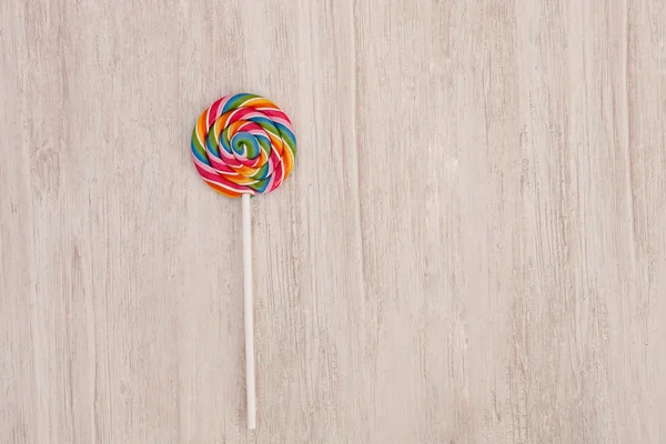 Nice round lollipop with many colors — Stock Photo, Image