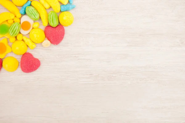 さまざまな形や色とお菓子 — ストック写真