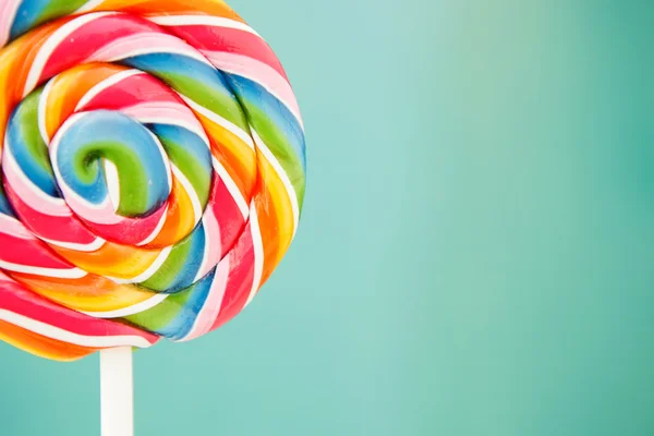 Nice round lolipop dengan banyak warna — Stok Foto