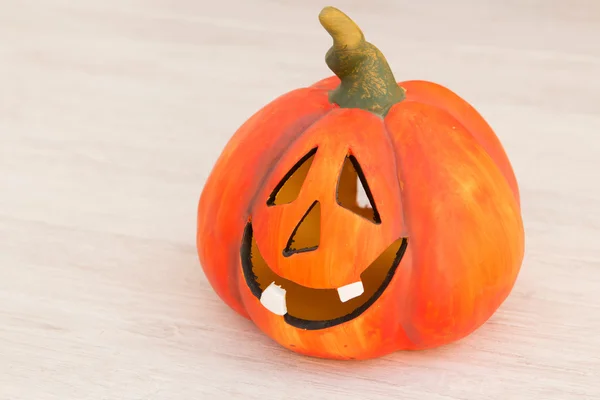 Orange pumpkin lantern — Stock Photo, Image