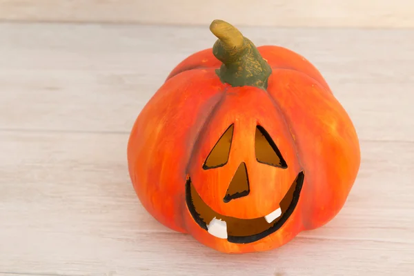 Orange pumpkin lantern — Stock Photo, Image