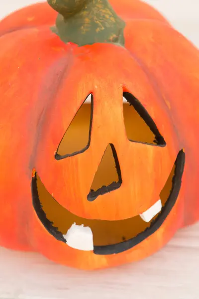 Orange pumpkin lantern — Stock Photo, Image