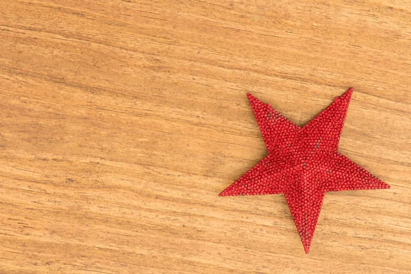 Jasny czerwony Christmas star — Zdjęcie stockowe