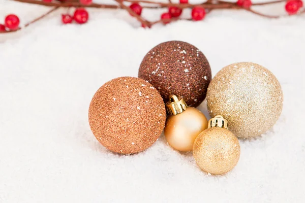 Bolas para a decoração da árvore de Natal — Fotografia de Stock