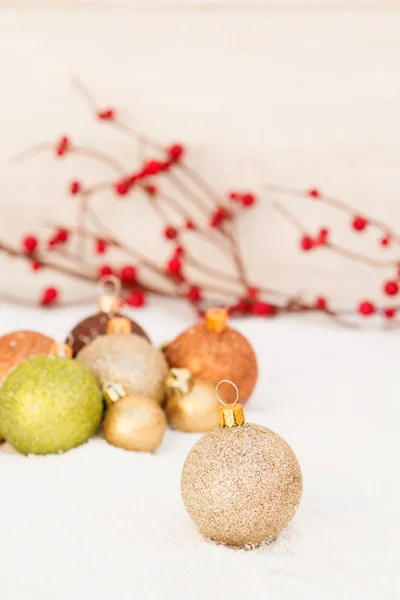 Bolas para la decoración del árbol de Navidad — Foto de Stock