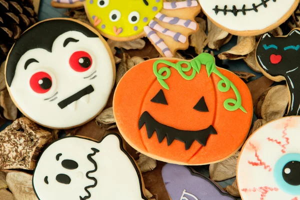 Läskiga Halloween cookies — Stockfoto