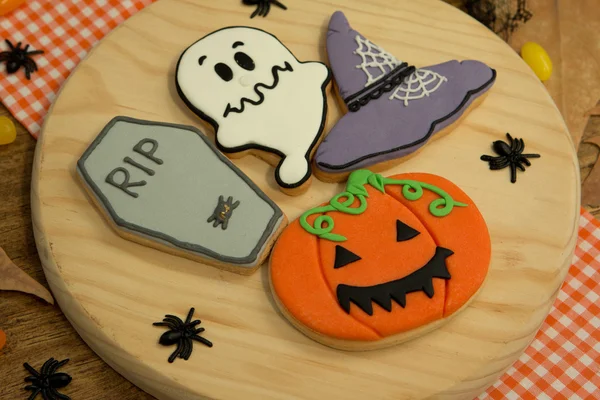 Creepy Halloween cookies — Stock Photo, Image