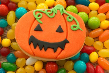 Kurabiye kabak gülümseyen