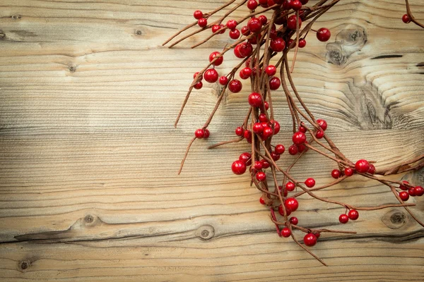 赤い果実のクリスマスブランチ — ストック写真