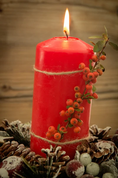 Elegante pieza central para la mesa de Navidad —  Fotos de Stock