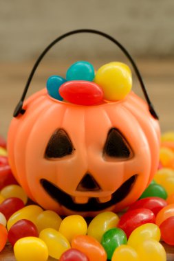 Halloween kabak sepeti