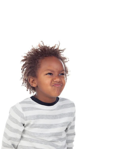 Смешной африканский ребенок — стоковое фото