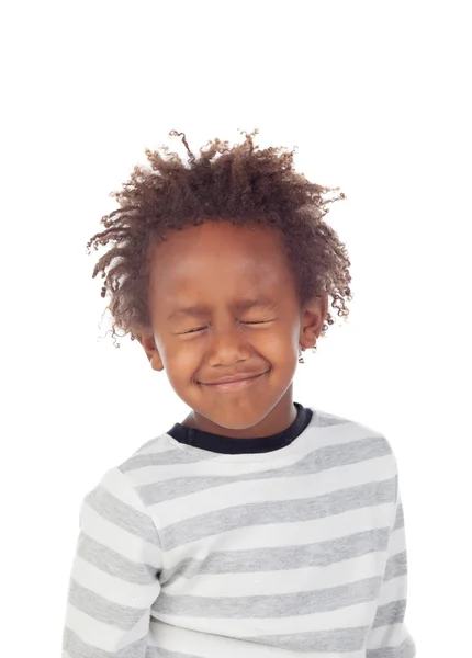 Criança africana engraçada — Fotografia de Stock