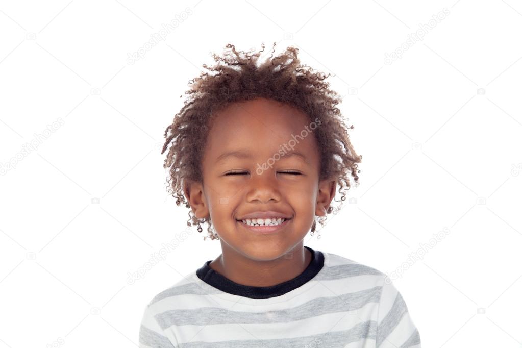 Funny african child — Stock Photo © Gelpi 128088954