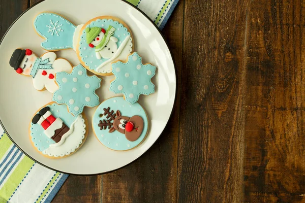 Deliziosi biscotti di Natale — Foto Stock
