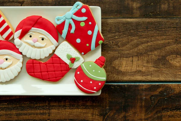 Deliciosos biscoitos de Natal — Fotografia de Stock