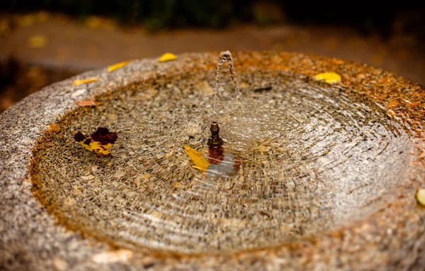 Fuente de piedra pequeña — Foto de Stock