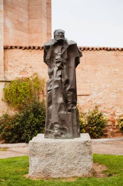 Salamanca şehrinde bronz heykel