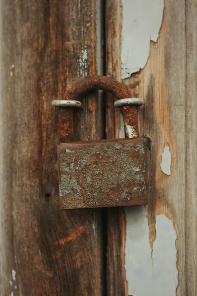 Detail of old rusty door — Stock Photo, Image