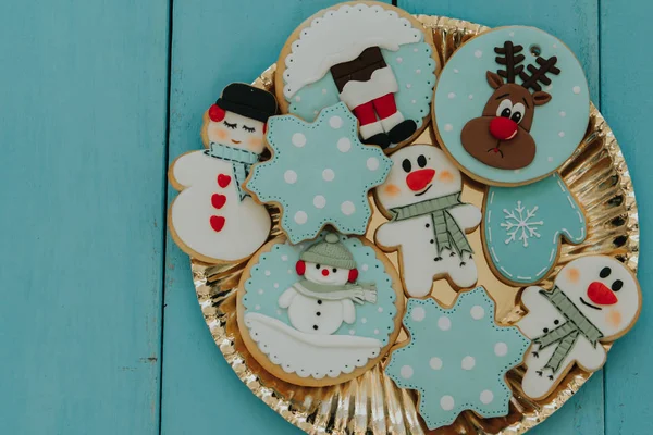 크리스마스에 대 한 맛 있는 쿠키 — 스톡 사진
