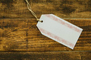 Boş alışveriş etiketi şablonu 