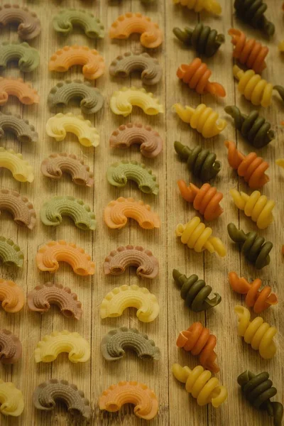 Colorful pasta pattern — Stock Photo, Image