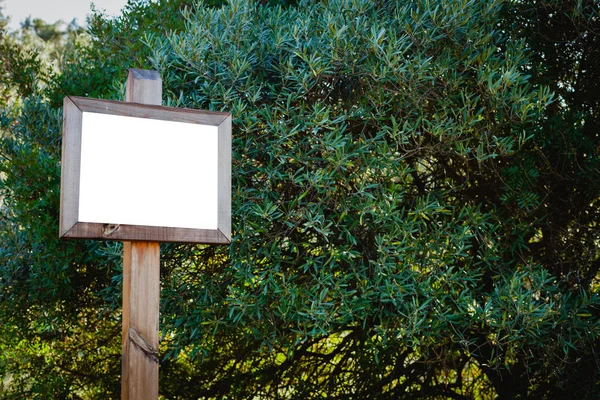 Reklam için boş kartel