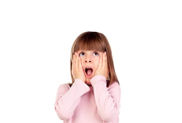 Cute little girl posing — Stock Photo, Image