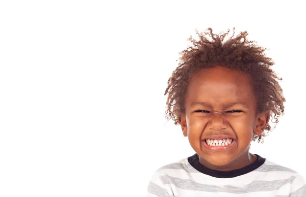 Komik Afrikalı Çocuk — Stok fotoğraf