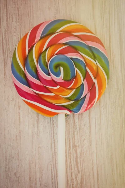 Lollipop redondo agradável — Fotografia de Stock