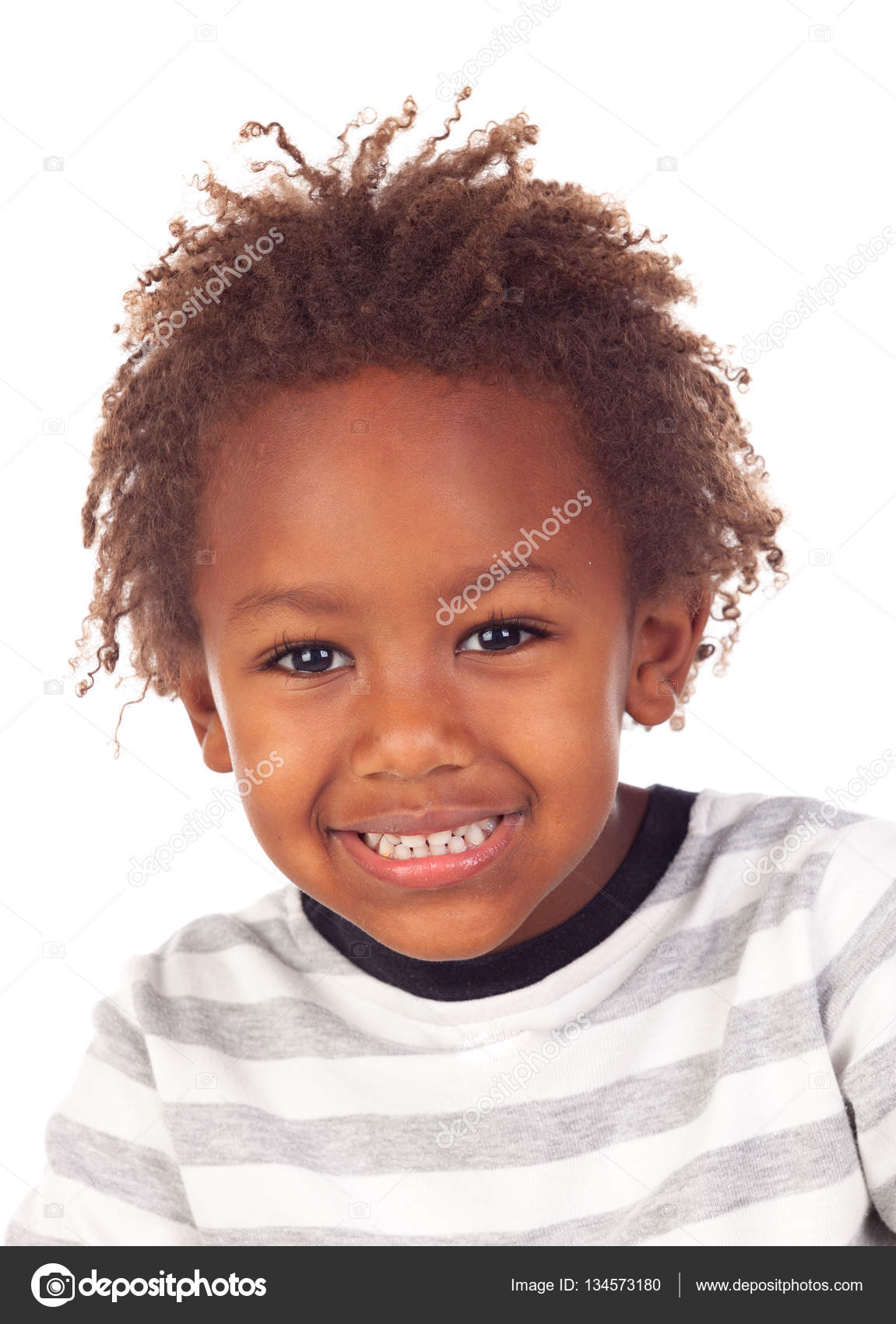 Funny african child Stock Photo by ©Gelpi 134573180