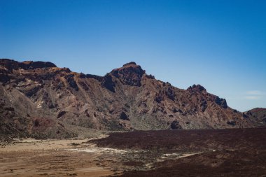 Tenerife güzel volkanik manzara