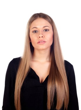 güzel moda sarışın kız