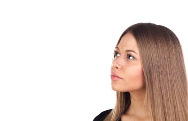 güzel moda sarışın kız