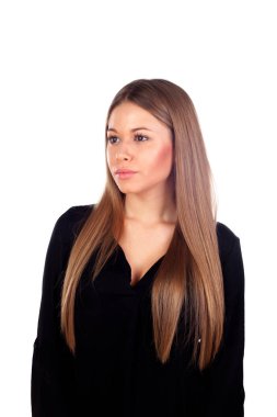 güzel moda sarışın kız