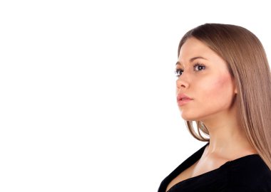 güzel moda sarışın kız