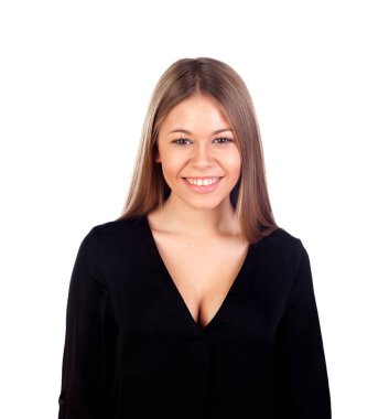 güzel moda sarışın kız