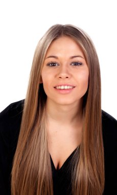 güzel moda sarışın kız